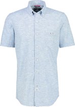 Gestructureerd Shirt Met Korte Mouwen 2122165 417