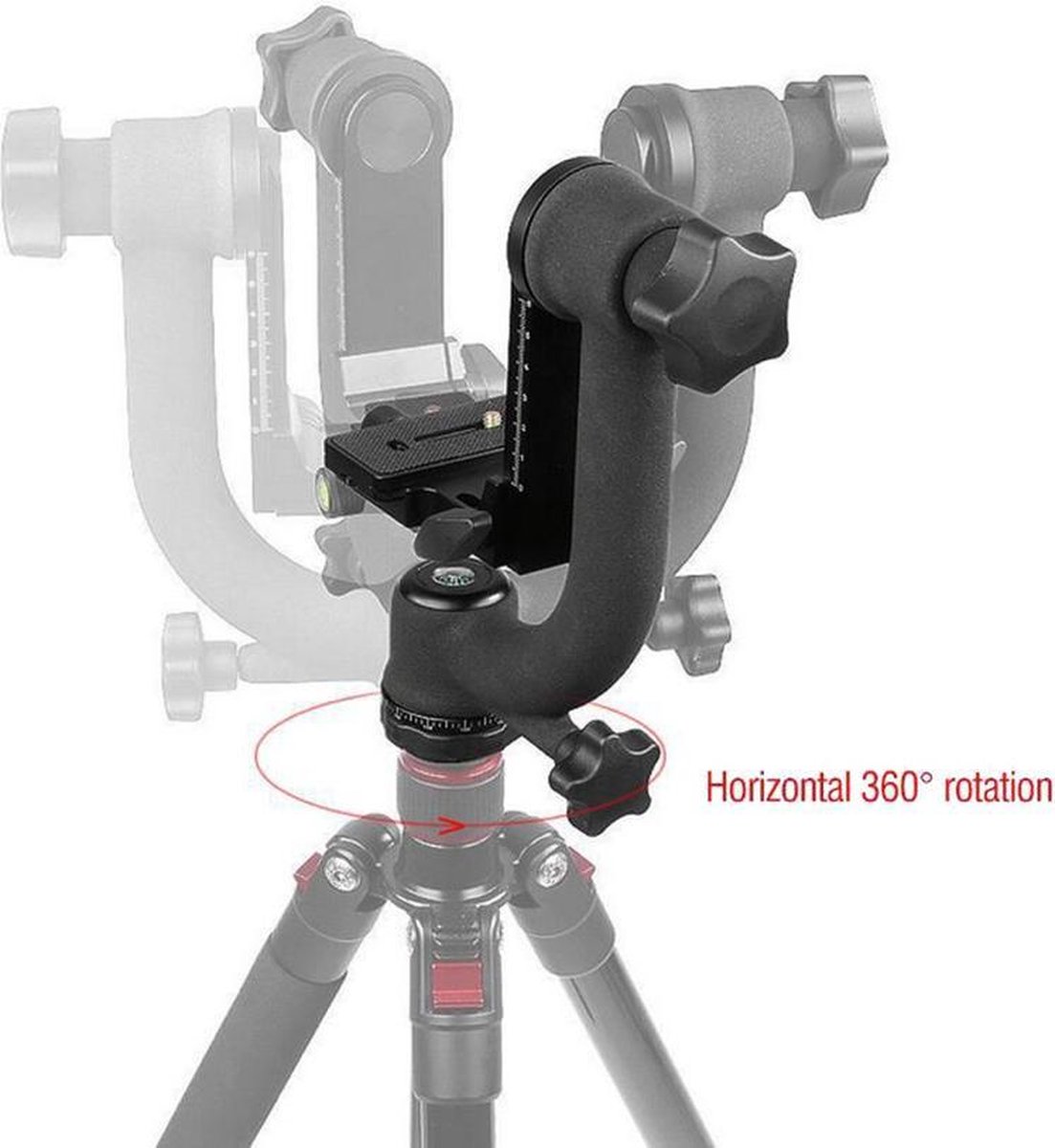 Schommelkop - professionele statiefkop - statiefhead - camera statief -  gimbal head | bol.com
