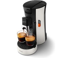 Philips Senseo Select Koffiepadmachine CSA230/00 - Keuze uit 1 of 2 Kopjes - Instelbare Intensiteit - Automatische Uitschakeling - Wit