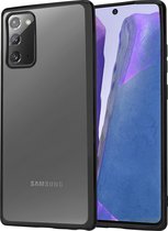 ShieldCase hoesje geschikt voor Samsung Galaxy Note 20 metallic Bumper case - zwart