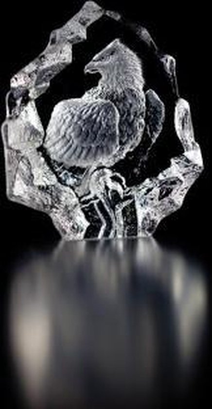 Mats Jonasson Arend / Bald Eagle van zuiver kristal