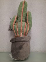 1x Deurstopper cactus grijs/groen 37 cm - Huishouden - Woonaccessoires/benodigdheden - Deurstoppers/raamstoppers cactussen