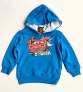 Disney Cars Hoodie - blauw - maat 98 (3 jaar)