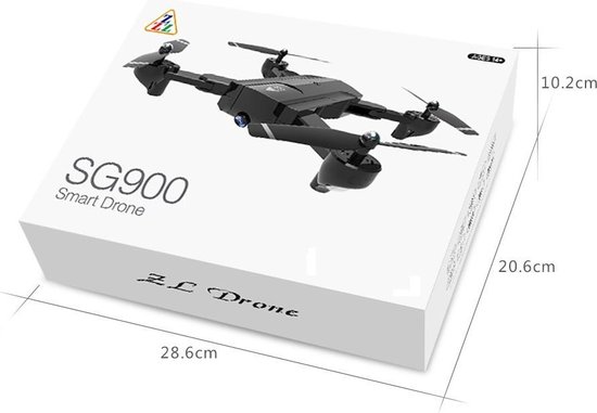 uddrag Alfabetisk orden Misbrug Smart Drone SG900 - HD Dual Camera - Optical Flow Positioning - Follow Me  Mode | bol.com