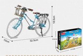Achko Come Alive - Stads fiets  - 246 Onderdelen - Technic Compatibel met grote merken - Bouwdoos