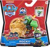 foto van PAW Patrol Moto Pups Rocky rescue pup verzamelfiguur + politie badge