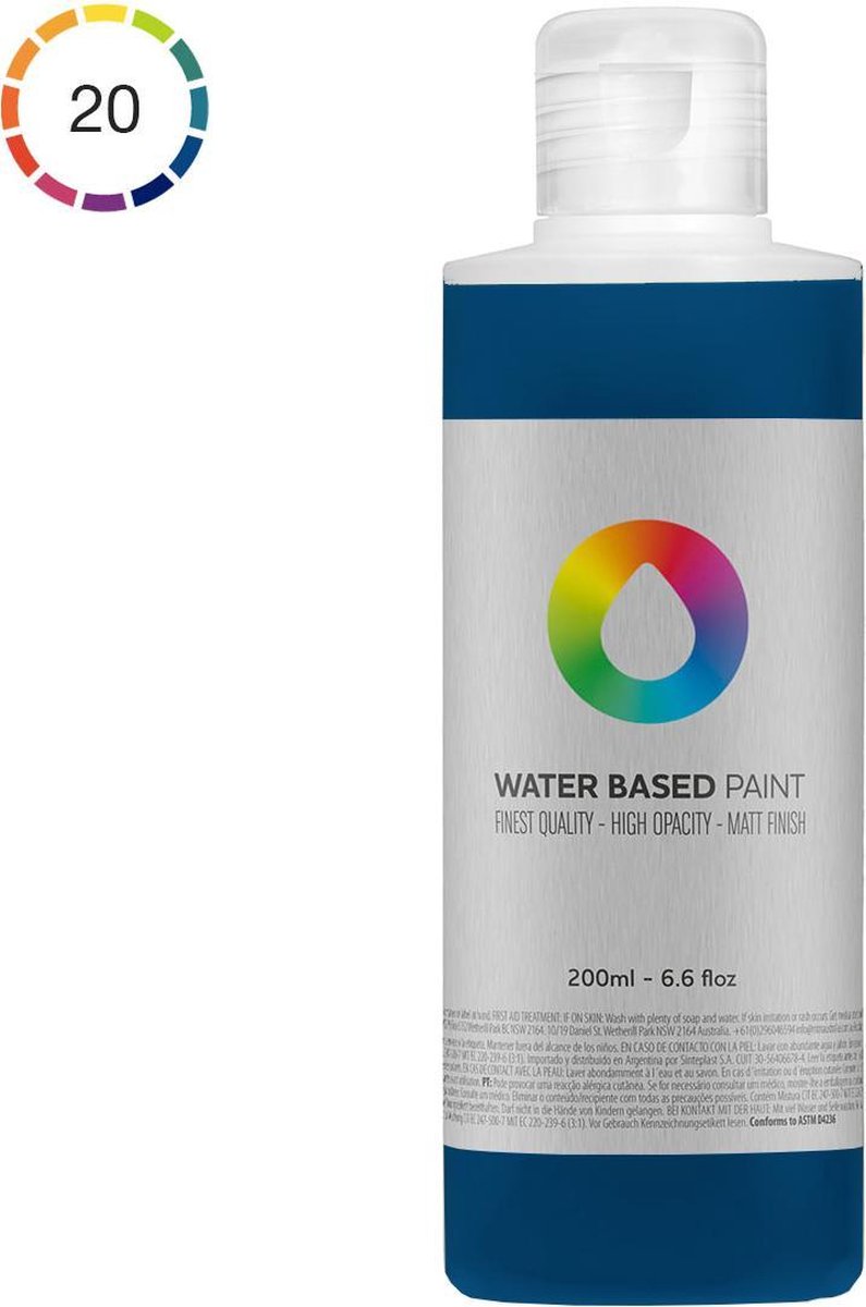 MTN Water Based Paint 200ml - Prussian Blue
