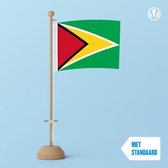 Tafelvlag Guyana 10x15cm | met standaard