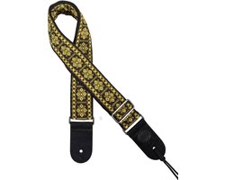 Gitaarband - Gaucho GST-181-YE - Traditional Series - Jacquard weefsel - Geel