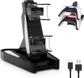 PS5 Dual oplaadstation - Charging dock - Laadstation - Controller laadstation - Dockingstation - PS5 Controller - PS5 accessoires - USB-C kabel - JOMY