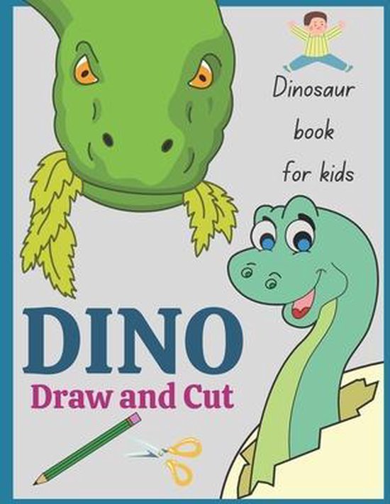 Dinosaur Book For Kids DINO Draw And Cut Andrew McTagarta Dinosaur book for kids dino draw and cut andrew mctagarta