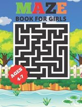 Maze Book For Girls Ages 4-7