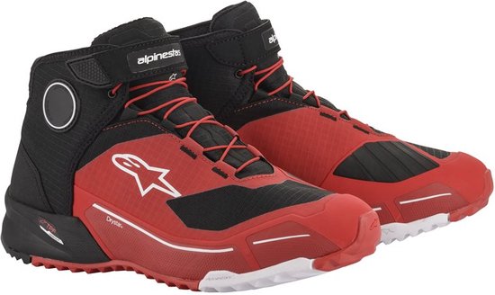 Foto: Alpinestars cr x drystar riding red black motorcycle shoes 7 5 maat laars