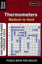 Thermometers puzzle book for Adults