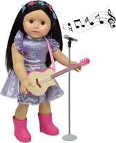 Doll Music Play Set - Rock Star Poppen Set voor 46cm Pop