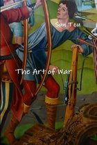 Klassiek schilderij van een boogschutter in middeleeuwse kleding met tekst 'Sun Tzu' en 'The Art of War'.