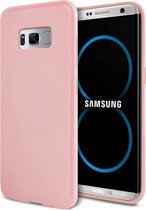 Samsung S8 Hoesje - Samsung Galaxy S8 hoesje roze siliconen case hoes cover hoesjes