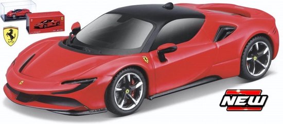 Bburago Ferrari SF90 Stradale Signature Series rood schaalmodel 1:43 |  bol.com
