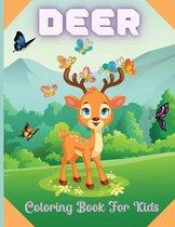 Deer Coloring Book For Kids