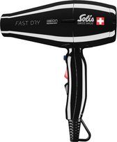 Solis Fast Dry 381 - Sèche-cheveux Professionnel - Hair Dryer - Noir