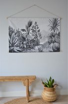 Bali Lifestyle - Wandkleed - Jungle Volcano XL - 120x80 - 100% katoen