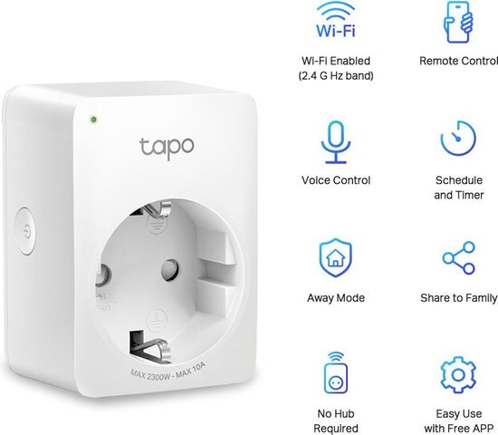 Tapo P100 Slimme Stekker - Nederland- 1 Pack