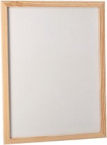 Gerimport Whiteboard 30 X 40 Cm Hout Wit/naturel