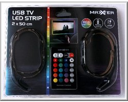 TV LED Strip- zelfklevend Maxxter USB | bol.com
