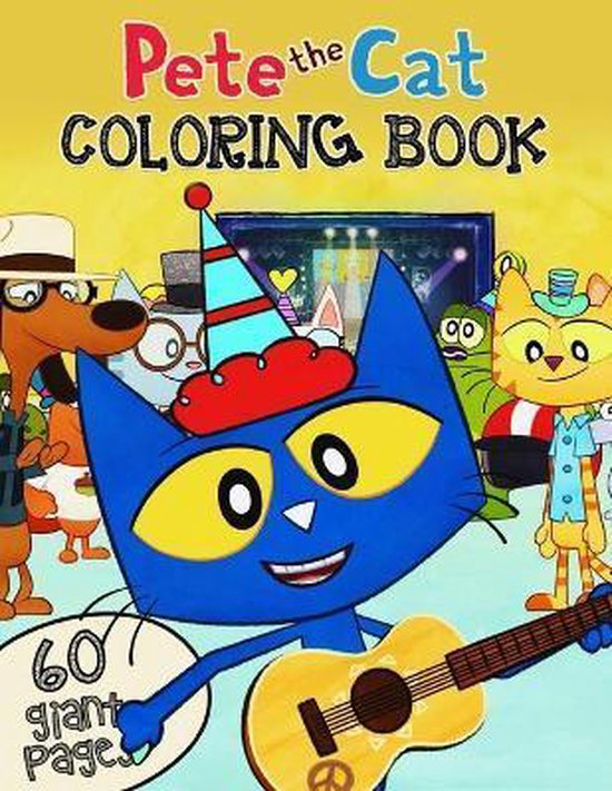 Pete the Cat Coloring Book, June M | 9798672866772 | Boeken | bol.com