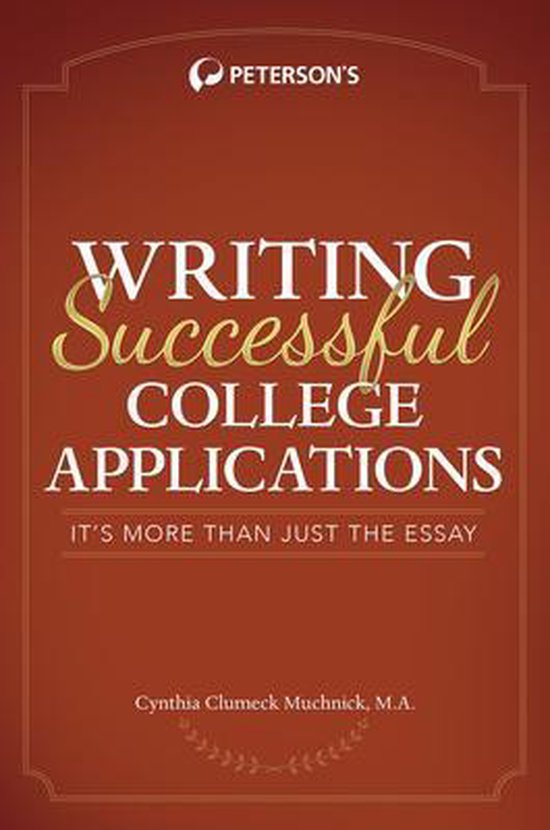 Peterson's Writing Successful College Applications - cover