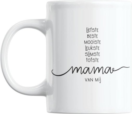 Studio Mok - Mama / moeder / moederdag - Liefste beste mooiste leukste... | bol.com
