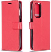 Portemonnee Book Case Hoesje Geschikt voor: Xiaomi Mi 10T / Mi 10T Pro -  rood