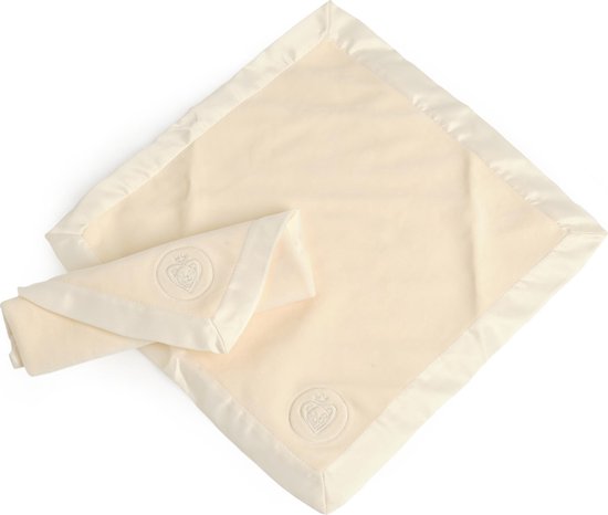 Prince Lionheart Silkies - Comforter - Zacht Plush & Satin Trim - Tactile Stimulatie - Net Geboren, Baby & Kleuter - Wasbaar - Créme van Prince Lionheart — afbeelding 3