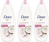 Dove Douchecreme Purely Pampering Coconut Milk&Jasmijn - Voordeelverpakking 3 x 225 ml