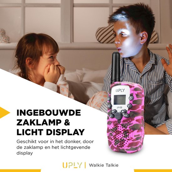 Walkie Talkie 3er Set Aufladbar für Erwachsene Kinder ab 4 Jahre,NXGKET Walki Talki 5km