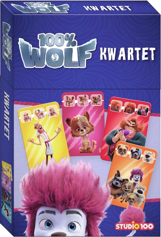 Afbeelding van het spel 100% Wolf - Kaartspel - Kwartet