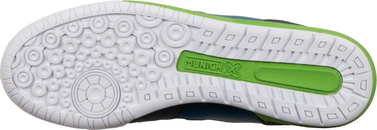 Munich Sneakers - Maat 43 - Mannen - navy/blauw/groen/geel/wit | bol.com