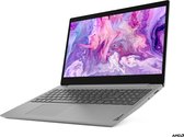 Lenovo IdeaPad 3 Notebook 39,6 cm (15.6") Full HD AMD Ryzen 5 8 GB DDR4-SDRAM 256 GB SSD Wi-Fi 5 (802.11ac) Gratis DOS Grijs, Platina