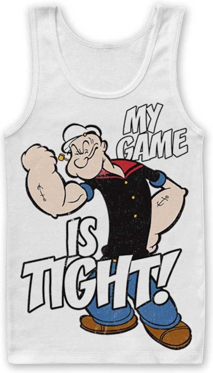 Popeye Tanktop -XL- Game Is Tight Wit
