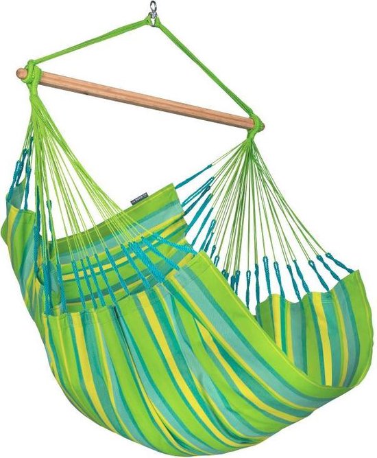 La Siesta Comfort Hangmat Stoel Domingo Lime groen