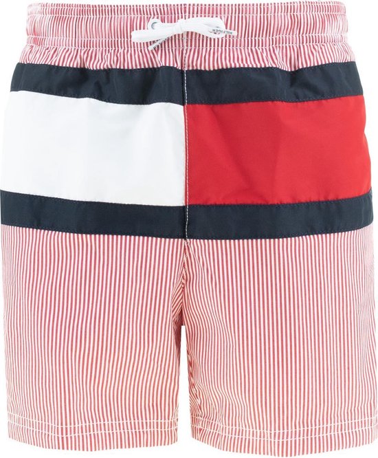 Tommy Hilfiger zwembroek kids stripes - rood | bol.com