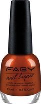 Faby ​​​​​​​nagellak Just For Isabel Dames 15 Ml Vegan Koperrood