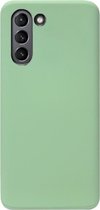 ADEL Premium Siliconen Back Cover Softcase Hoesje Geschikt voor Samsung Galaxy S21 - Lichtgroen