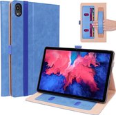 Luxe stand flip sleepcover hoes - Lenovo Tab P11 - Blauw