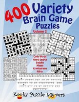 Variety Brain Game Puzzle Book, Volume 2