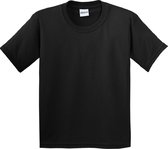 Gildan Childrens Unisex Zachte Stijl T-Shirt (Zwart)