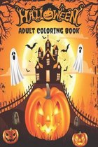 Halloween Adult Coloring Book