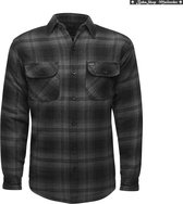 Lucky13 Shocker lined Flannel Shirt L/S grey/blk