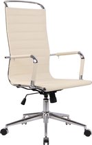 Bureaustoel - Desk Chair - Kunstleer - Crème