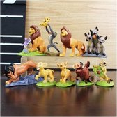 The Lion King Figuren - Actiefiguren - Set van 9 - Simba - Mufasa - Pumba - Beeldjes - Pvc - Timo - Poppen - Poppetjes - Speelgoed -Kindercadeau - Huisdecoratie